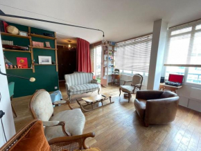 Bel Appartement Montparnasse Paris - balcon - 4PAX